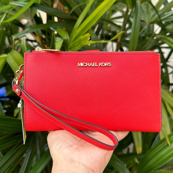 Michael Kors, Bags, Authentic Michael Kors Red Wallet